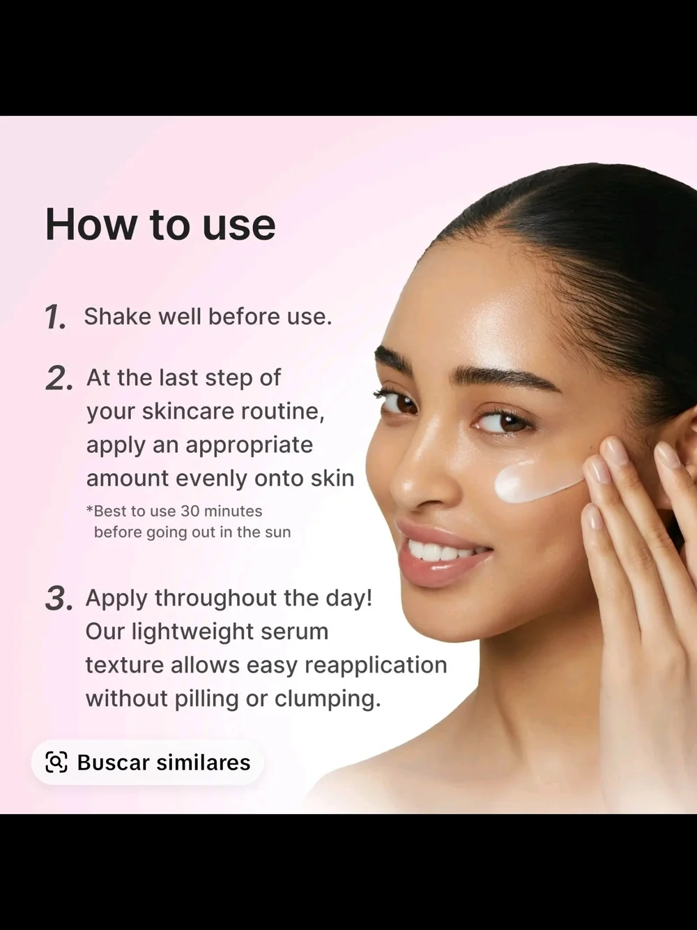 Medicube No Cast Just Dew Hydrating SPF 50+ UV Serum - Pink